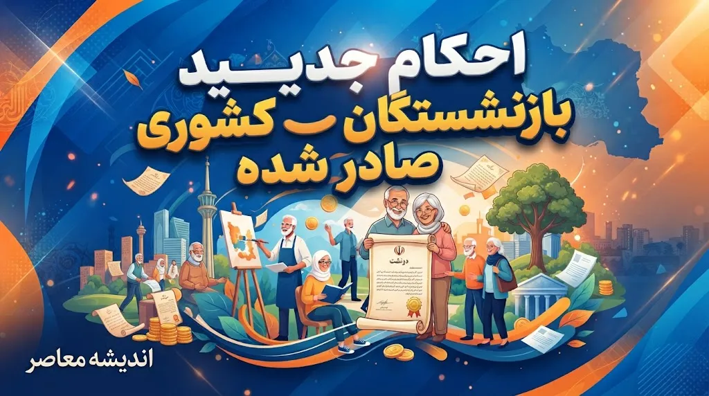 احکام جدید بازنشستگان کشوری صادر شد؛ افزایش حقوق و متناسب سازی در حکم ۱۴۰۵ + جزئیات تغییرات