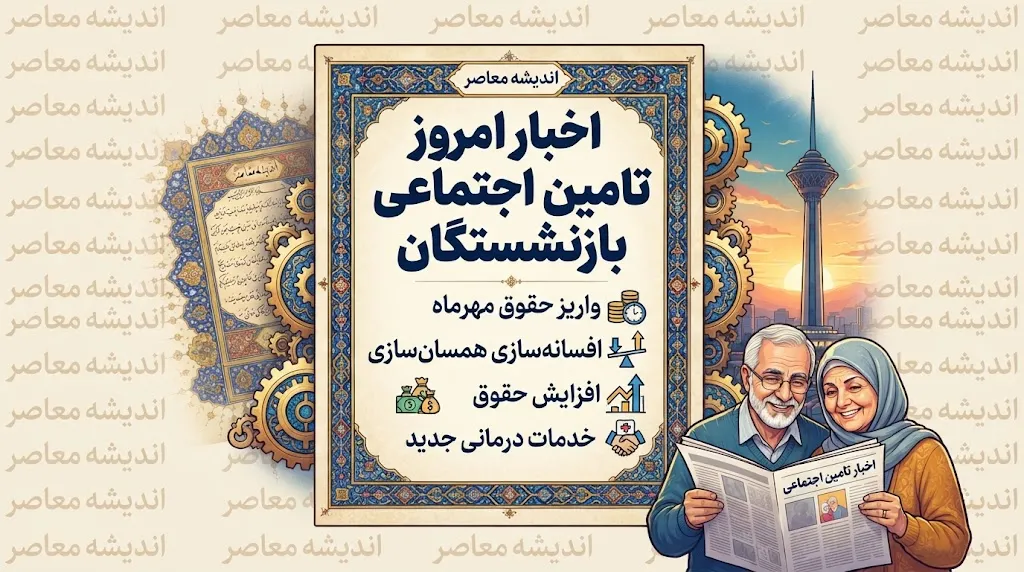 اخبار امروز تامین اجتماعی بازنشستگان؛ آخرین خبر حقوق، معوقات و متناسب سازی شهریور ۱۴۰۵