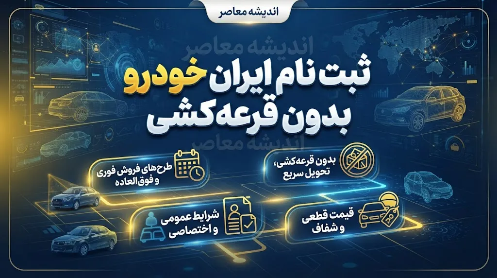 ثبت نام ایران خودرو بدون قرعه کشی؛ شرایط، سامانه و نحوه ثبت درخواست