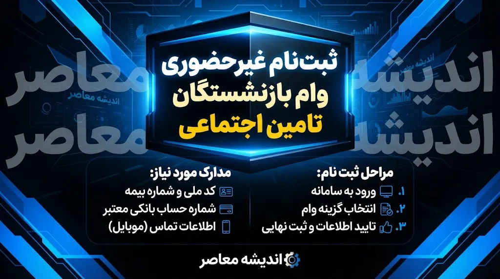ثبت نام غیر حضوری وام بازنشستگان تامین اجتماعی ۱۴۰۵؛ شرایط دریافت وام و نحوه ثبت درخواست