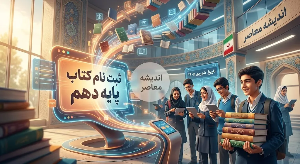 ثبت نام کتاب پایه دهم ۱۴۰۵-۱۴۰۶ | سامانه، زمان ثبت سفارش و هزینه کتاب های درسی / ثبت نام کتاب درسی پایه دهم؛ مهلت سفارش، قیمت و نحوه دریافت کتاب / ثبت نام کتاب پایه دهم ۱۴۰۵؛ جاماندگان چه کنند؟ + سامانه ثبت سفارش