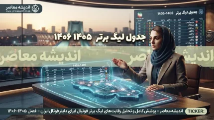 جدول لیگ برتر فوتبال ایران ۱۴۰۵–۱۴۰۶؛ تراکتور صدرنشین، استقلال دوم و پرسپولیس سوم