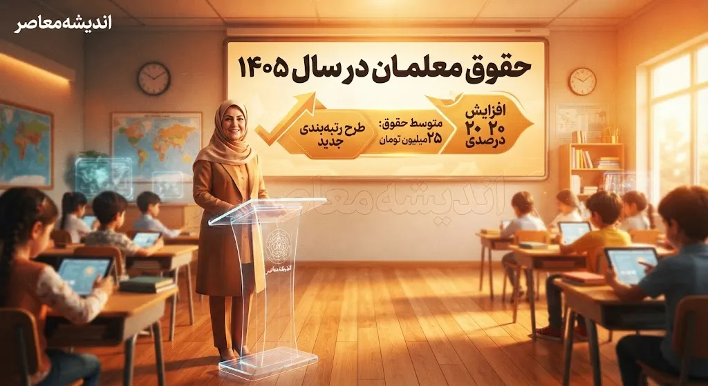 حقوق معلمان در سال ۱۴۰۵؛ افزایش حقوق فرهنگیان، رتبه بندی و جزئیات دریافتی