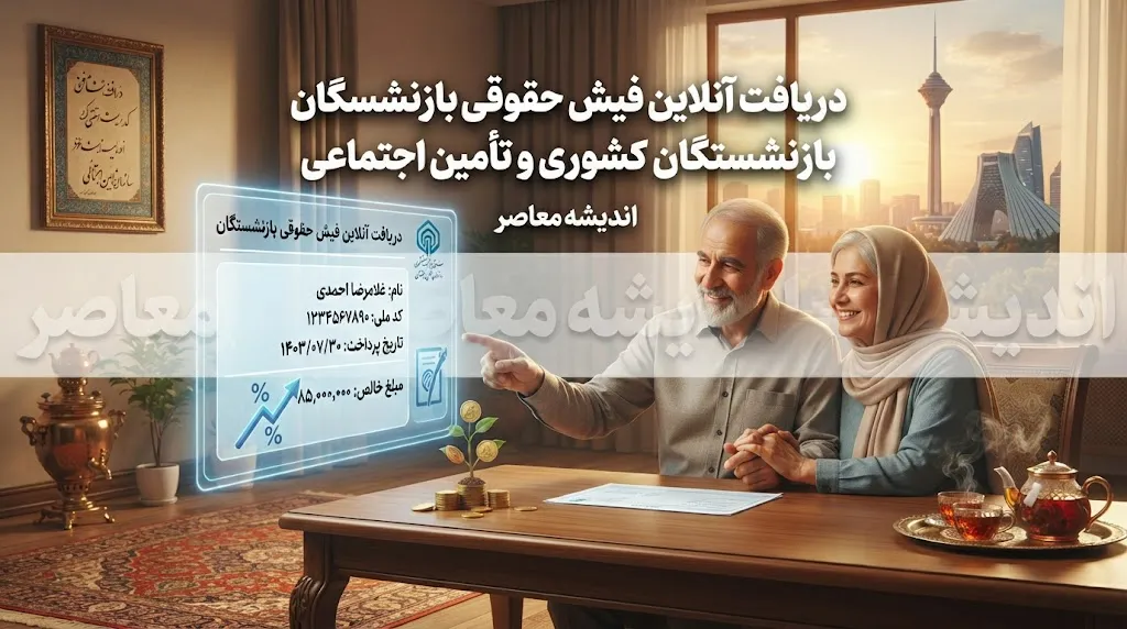 فیش حقوقی بازنشستگان کشوری | مشاهده و دریافت فیش حقوقی از سامانه صندوق بازنشستگی