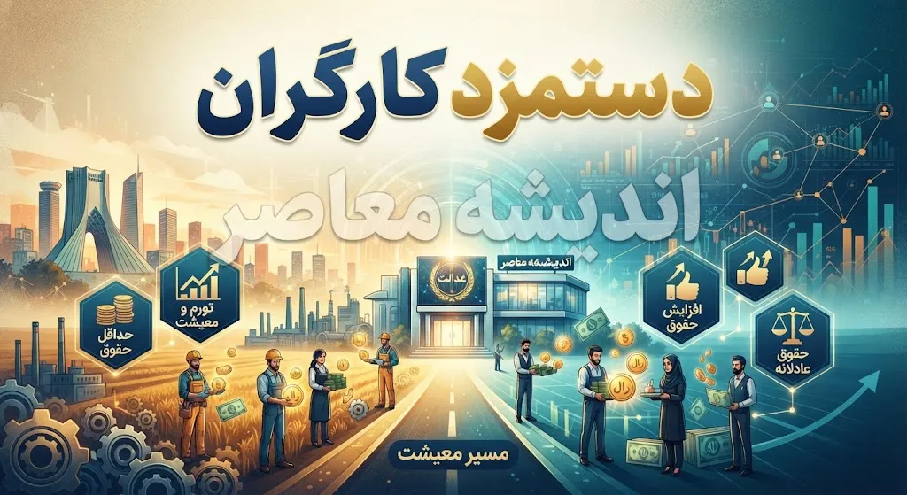 ترمیم دستمزد کارگران در سال ۱۴۰۵ | آخرین خبر از افزایش حقوق کارگران در نیمه دوم سال و جزئیات سبد معیشت