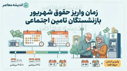 زمان واریز حقوق شهریور بازنشستگان تامین اجتماعی ۱۴۰۵؛ پرداخت حقوق آغاز شد+ جدول زمان واریز حقوق شهریور تامین اجتماعی