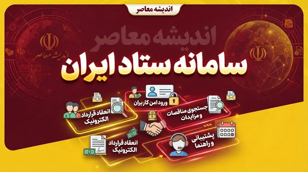 سامانه ستاد ایران / ورود به setadiran.ir و آموزش ثبت نام در سامانه تدارکات الکترونیکی دولت