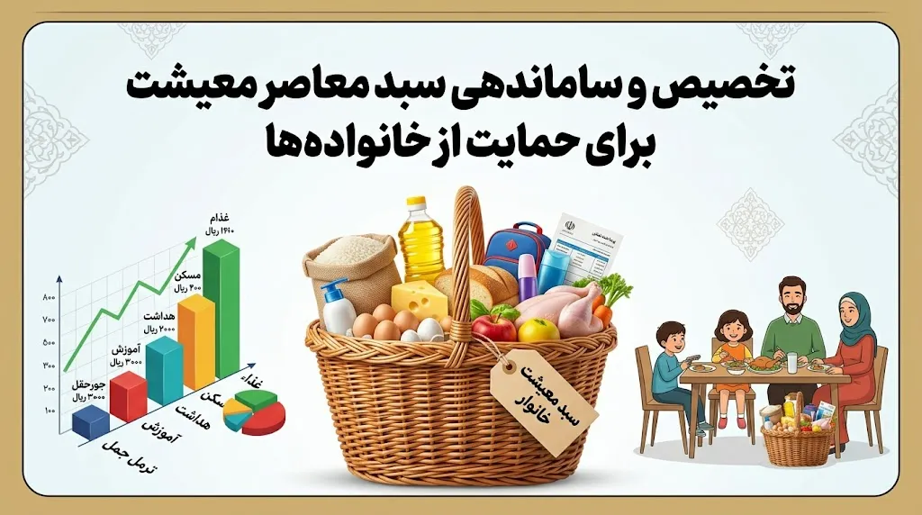 سبد معیشت خانوار ۱۴۰۵ چقدر شد؟ رقم جدید هزینه زندگی کارگران / سبد معیشت خانوار به ۴۲ میلیون و ۹۰۰ هزار تومان رسید / آخرین خبر از سبد معیشت کارگران ۱۴۰۵ و فاصله آن با حقوق / افزایش هزینه زندگی خانوار؛ سبد معیشت ۱۴۰۵ چند میلیون تومان است؟