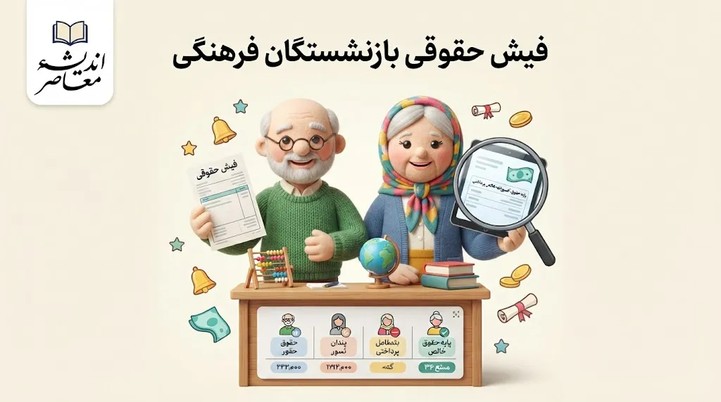 فیش حقوقی بازنشستگان فرهنگی شهریور ۱۴۰۵ منتشر شد؟ | نحوه دریافت فیش حقوقی بازنشستگان کشوری