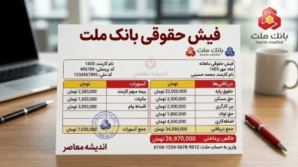 فیش حقوقی بانک ملت؛ ورود به سامانه فیش حقوقی کارکنان و بازنشستگان بانک ملت