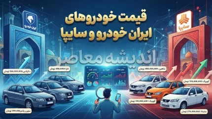 قیمت خودروهای ایران خودرو و سایپا امروز ۲۲ شهریور ۱۴۰۵؛ جدول قیمت بازار / قیمت ایران خودرو و سایپا امروز یکشنبه ۲۲ شهریور؛ کدام خودرو ارزان و گران شد؟ / قیمت خودرو امروز؛ آخرین قیمت محصولات ایران خودرو و سایپا در بازار