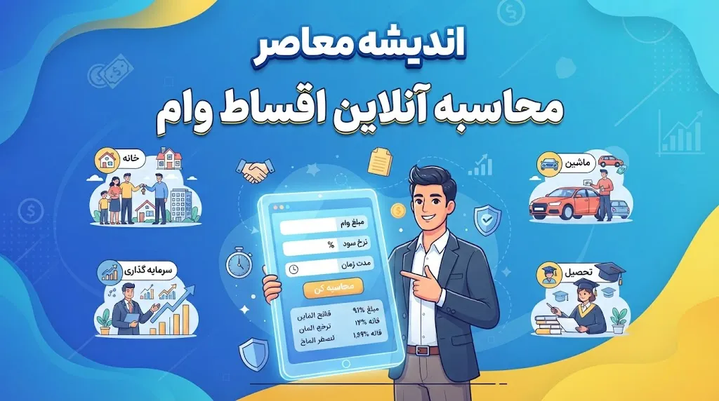 محاسبه اقساط وام؛ فرمول دقیق قسط ماهانه، سود وام و مبلغ نهایی بازپرداخت در سال ۱۴۰۵