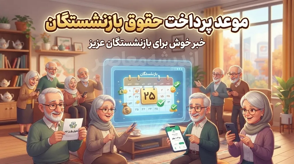 حقوق بازنشستگان تامین اجتماعی شهریور ۱۴۰۵؛ زمان واریز حقوق، معوقات اردیبهشت و فیش حقوقی شهریور