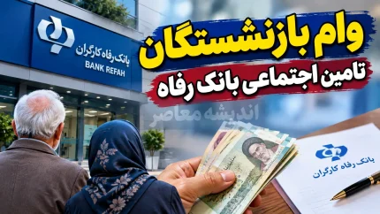 ثبت نام وام بازنشستگان تامین اجتماعی بانک رفاه ۱۴۰۵؛ وام ۶۰ میلیونی با کارمزد ۴ درصد و اقساط ۲۴ ماهه + شرایط دریافت