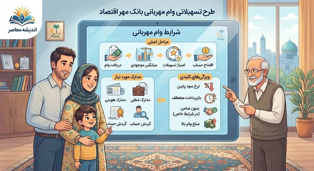 وام مهربانی بانک ملی ۳۰۰ میلیونی ۱۴۰۵ | جدول اقساط، میانگین حساب لازم، کارمزد و شرایط دریافت