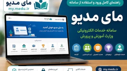 ثبت نام مای مدیو ۱۴۰۵؛ راهنمای ورود به سامانه my.medu.ir و خدمات دانش‌آموزی