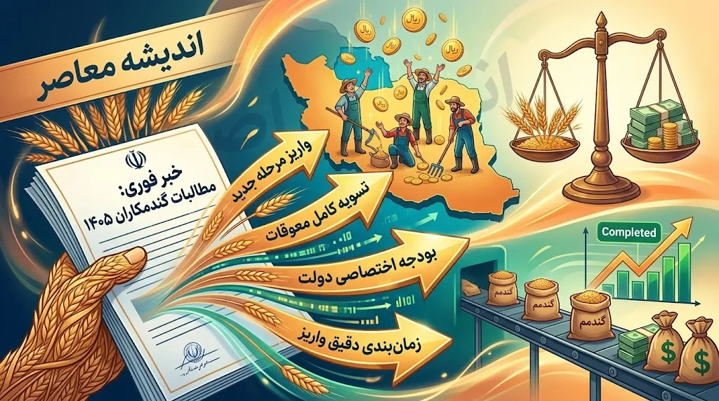 خرید تضمینی گندم ۱۴۰۵–۱۴۰۶ | قیمت هر کیلو گندم چقدر شد؟ آخرین خبر از نرخ مصوب و پرداخت مطالبات گندمکاران