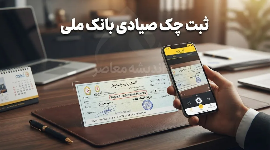 ثبت چک بانک ملی ۱۴۰۵؛ سامانه صیاد، ثبت و تأیید چک‌های بنفش