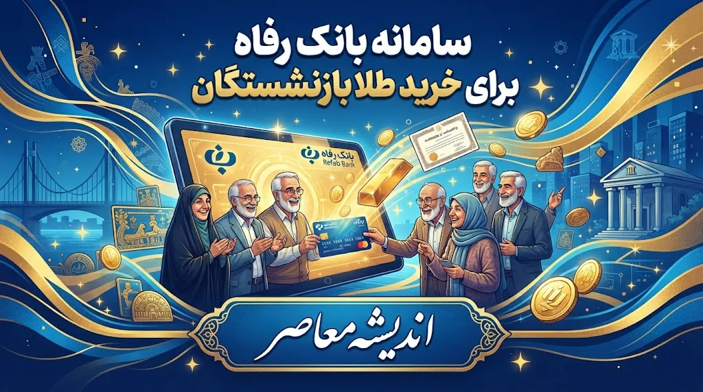 خرید طلا برای بازنشستگان با طرح «زرین تأمین» بانک رفاه؛ شرایط، سقف خرید و سامانه ثبت‌نام