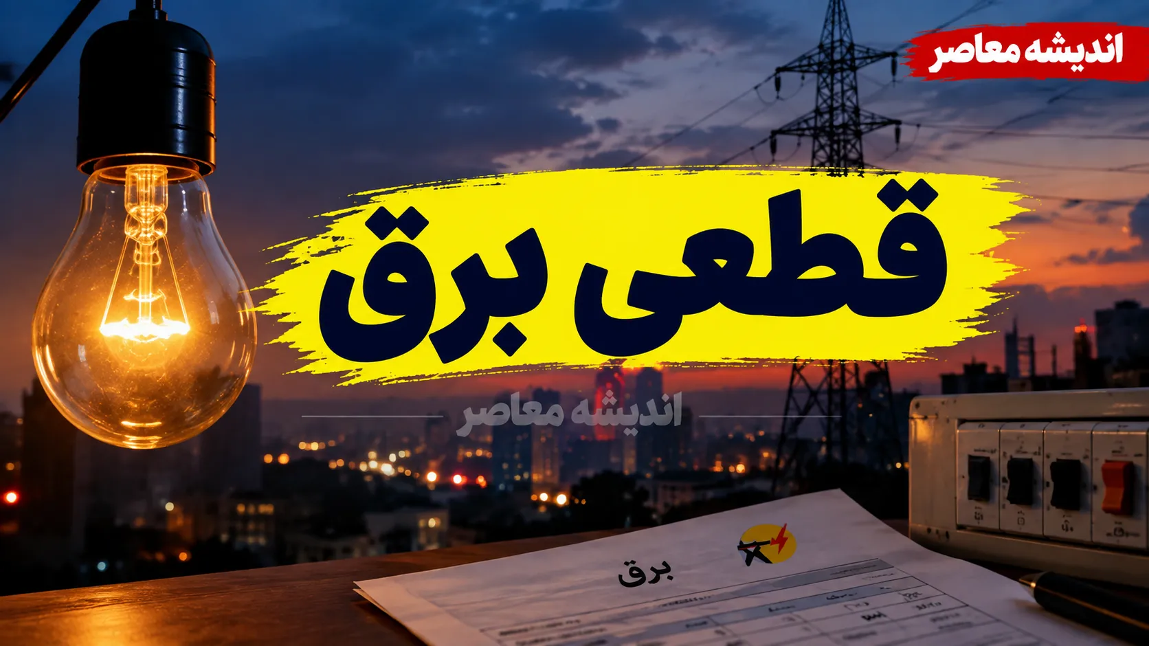 علت قطعی برق اخیر مشخص شد؛ طوفان، صاعقه و وزش باد شدید شبکه برق را دچار اختلال کرد